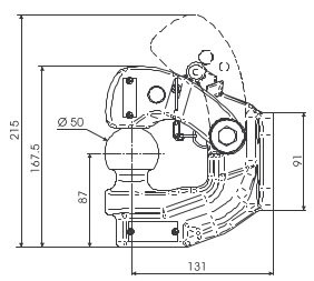 DE00711 Kugelkopfkupplung 50 90mm
