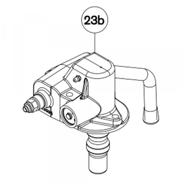 RG00354 Automatikeinheit Handhebel abwärts für Fernanzeige