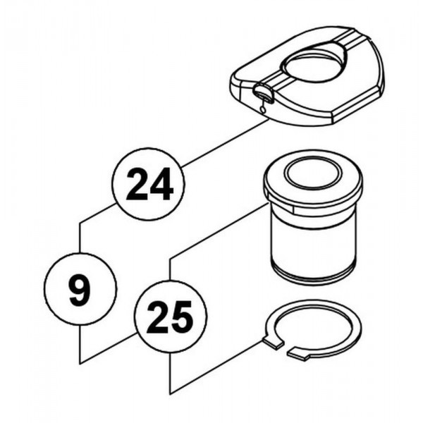 RG00609 Rep. -Satz untere Buchse