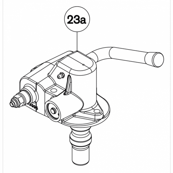 RG00353 Automatikeinheit Handhebel aufwärts für Fernanzeige