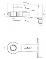Z-044 50 mm Flanschzugöse (ungeschlitzte Buchse) Bestell Nr. 30000890