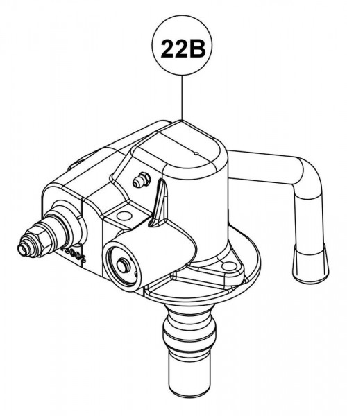 RG00177 Automatikeinheit Handhebel-Abwärts