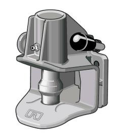 Rockinger RO243A35000 RO 243, 40mm Anhängekupplung 120x55mm LKW