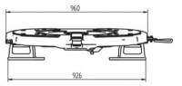 RP10-GT Sattelkupplung Bauhöhe 185mm Standard Schmierung 2 Zoll